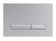 Geberit Sigma 50 Square betjeningsplade easy-to-clean-belagt - Mat krom/Krom