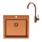 Lavabo LA 550 kkkenvask inkl. kkkenarmatur i kobber PVD