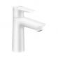 hansgrohe Talis E 110 hndvaskarmatur m/lft-op bundventil - Mat hvid