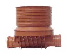 Uponor 110 x 315 mm TP1-brønd, glat, lige gennemløb