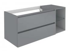 Allibert Lunik 120 vaskeskab m/skuffer og hylder - Onyx grey