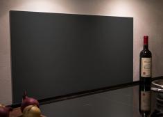 Firkantet stænkplade til køkken - 60 x 30 cm - Mat sort glas Firkantet stænkplade til køkken - 60 x 30 cm - Mat sort glas