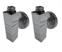 Kriss 4K2 ventilsæt - vinkelløbende - ½" - børstet Kriss 4K2 ventilsæt - vinkelløbende - ½" - børstet