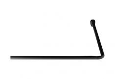 Ridder universal badeforhngsstang - 90 x 90 cm - Mat sort