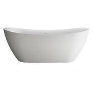 Kriss Noble fritstende badekar - Mat hvid