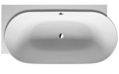 Duravit Luv fritstående badekar t/hjørne - 185 x 95  - Mat hvid - Venstre