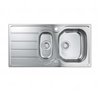 Grohe K200 køkkenvask m/afløbsbakke og skylleskål