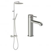 Damixa Iris komplet pakke til badevrelse - Steel