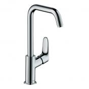 hansgrohe Focus hndvaskarmatur 240 m/svingtud u/bundventil - Krom