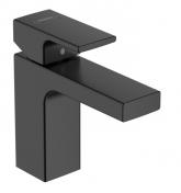 hansgrohe Vernis Shape 100 hndvaskarmatur m/lft-op bundventil - Mat sort