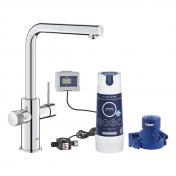 Grohe Blue Pure Minta L-tud starts�t m/udtr�k og UltraSafe filter - Krom