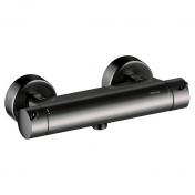 Damixa Iris brusearmatur m/termostat - Brstet grafitgr