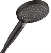 Hansgrohe Raindance Select S 120 håndbruser - 3 Spray m/ECOsmart - Mat sort Hansgrohe Raindance Select S 120 håndbruser - 3 Spray m/ECOsmart - Mat sort