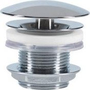 Duravit bundventil u/overlb 50mm m/kappe - Krom