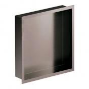 Damixa Zen badevrelseshylde til indbygning - Firkantet - Brstet grafitgr