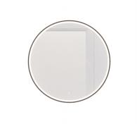 Dansani Mido+ Shine 75 rundt spejl m/lys og sort ramme