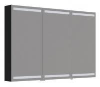 Dansani Level spejlskab 120 m/LED og lysstyring - Eg noir