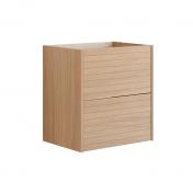 Dansani Luna Classic 60 vaskeskab m/skuffer og lameller - Lys eg