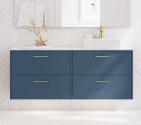 Dansani Luna Classic 160 mbelst m/Cube vask og skuffer - Valgfri farve