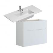 Dansani Luna Urban 80 mini mbelst m/Mini Minore vask og skuffer - Hj - Hvid mat