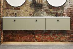 Dansani Luna Urban 220 mbelst m/Minore dobbeltvask og skuffer - Valgfri farve