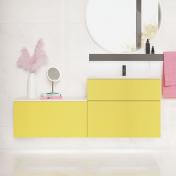 Dansani Luna Urban 160 mbelst m/Angular vask og skuffer - Valgfri farve