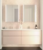 Dansani Luna Urban 160 mbelst m/Minore dobbeltvask og 4 skuffer - Valgfri farve