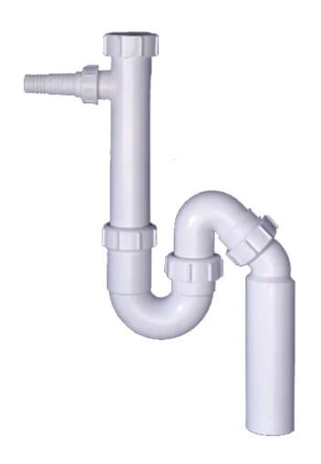 Intra køkkenvandlås fast gevind 1 1/2" - 50 mm