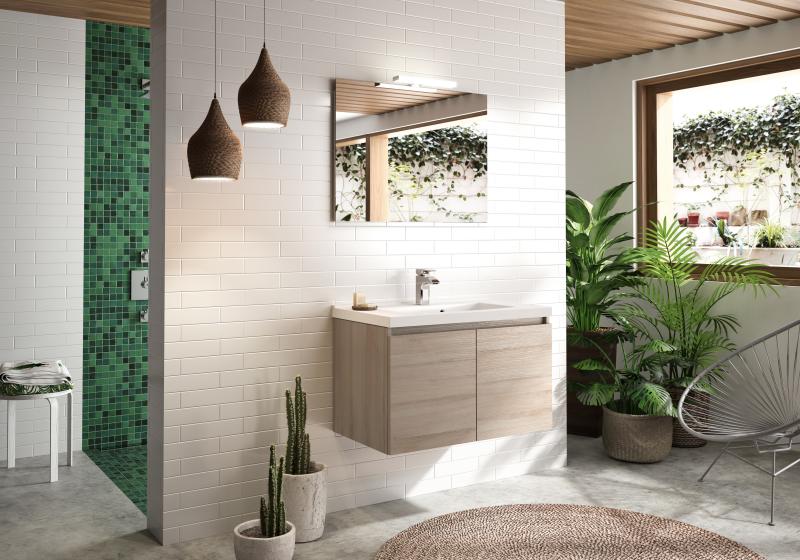 Allibert Bali underskabe m/låger - Molina Ask - 80 cm Allibert Bali underskabe m/låger - Molina Ask - 80 cm