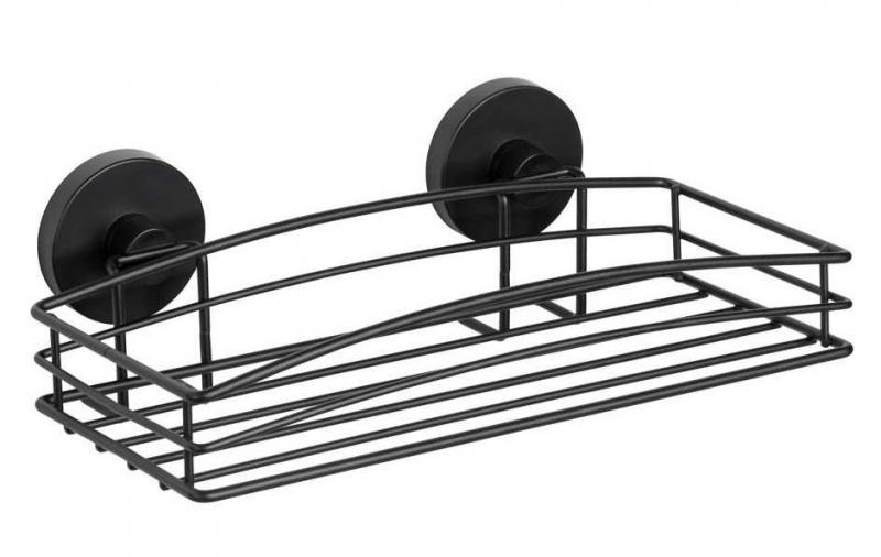 Wenko brusehylde - Mat sort - Skruefri Wenko brusehylde - Mat sort - Skruefri