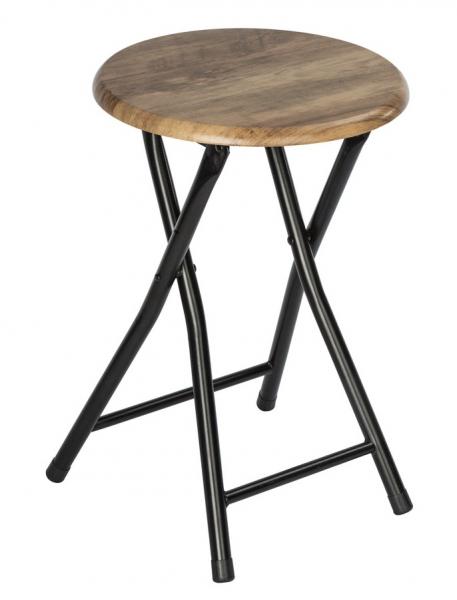 Wenko Forio skammel - Sort/Rustik Wenko Forio skammel - Sort/Rustik