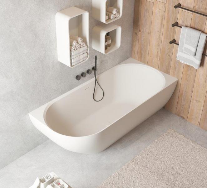 Ideavit Solidnova badekar t/hjørne 1800 x 800 mm - Højre - Mat hvid Ideavit Solidnova badekar t/hjørne 1800 x 800 mm - Højre - Mat hvid