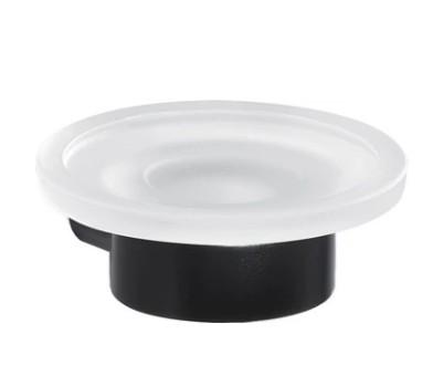 Hefe Piren sæbeskål t/væg - Mat sort Hefe Piren sæbeskål t/væg - Mat sort