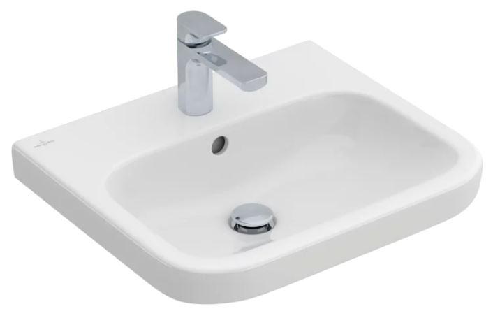 V&B Architectura 55 håndvask t/væg - 1/3 hanehuller V&B Architectura 55 håndvask t/væg - 1/3 hanehuller