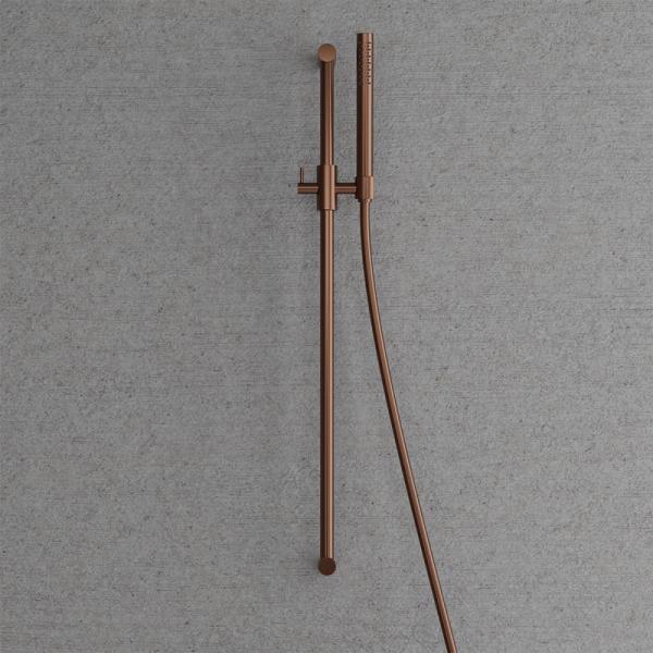 Primy Steel Pleasure 1 brusestangssæt - Amber (børstet kobber) Primy Steel Pleasure 1 brusestangssæt - Amber (børstet kobber)