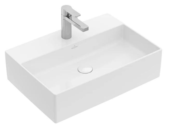 Outlet - V&B Memento 2.0 60 fritstående bowlevask - 1/3 hanehuller Outlet - V&B Memento 2.0 60 fritstående bowlevask - 1/3 hanehuller