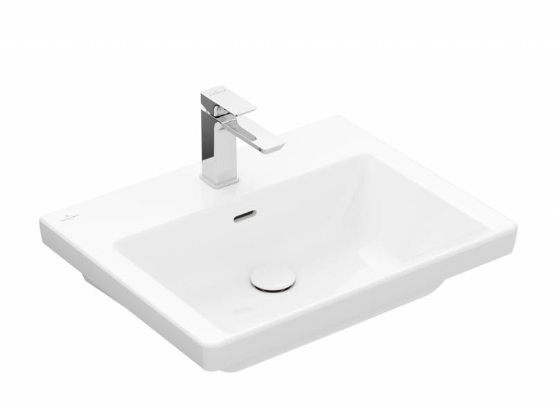 V&B Subway 3.0 60 håndvask t/væg - 1/3 hanehuller V&B Subway 3.0 60 håndvask t/væg - 1/3 hanehuller