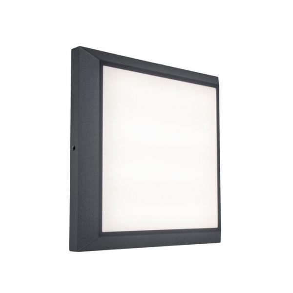 Lutec Architectural Helena udendørslampe til loft og væg - 22 x 22 cm