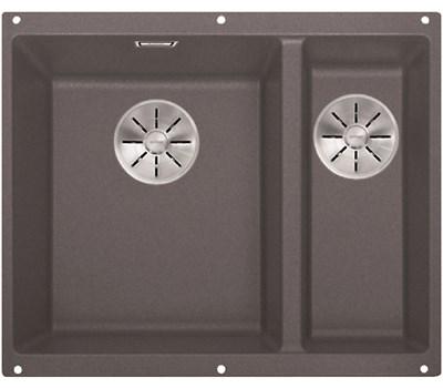 Blanco Subline 340/160-U køkkenvask - Venstre - Klippegrå