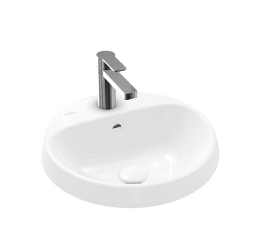 V&B Architectura Ø45 håndvask t/nedfældning - Med overløb - 1 hanehul V&B Architectura Ø45 håndvask t/nedfældning - Med overløb - 1 hanehul