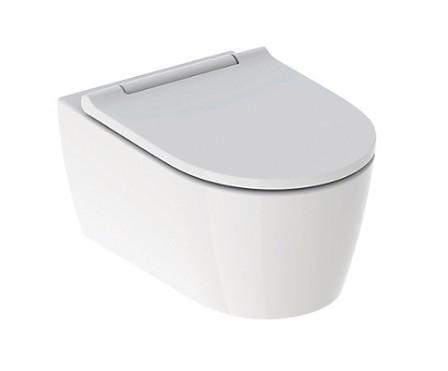 Geberit ONE væghængt toilet inkl. sæde, TurboFlush og KeraTect - Hvid