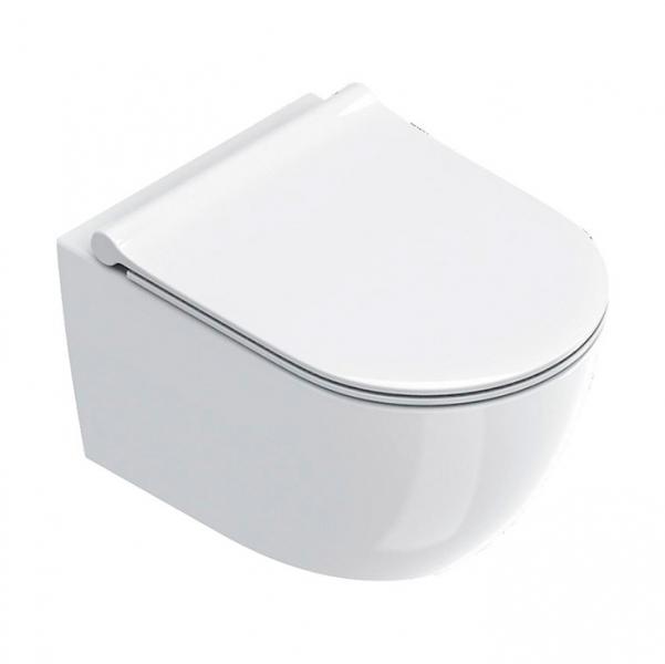 Catalano Sfera 50 væghængt toilet m/Silentech og CataGlaze+