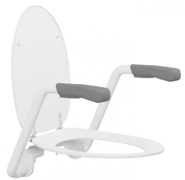 Pressalit TMA 1 armstøtte inkl. sæde til montering på toilet