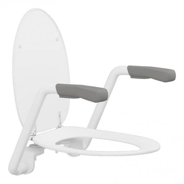 Pressalit TMA 2 armstøtte inkl. sæde til montering på toilet