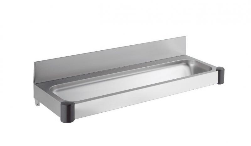 Intra P12 vaskerende i rustfrit stål - Uden bagplade Intra P12 vaskerende i rustfrit stål - Uden bagplade