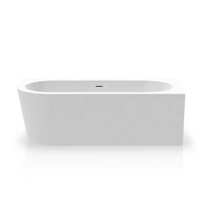 Strømberg Lago fritstående badekar t/hjørne - 180 x 80 - Højre