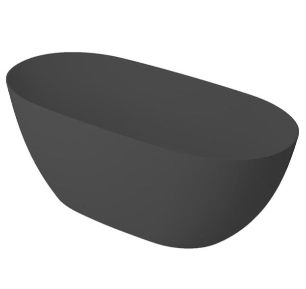 Strømberg Arden fritstående badekar 1600 x 740 mm - Mat sort Strømberg Arden fritstående badekar 1600 x 740 mm - Mat sort