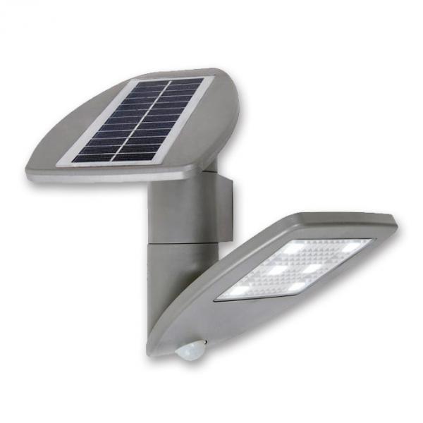 Lutec Zeta udendørslampe m/sensor og solceller Lutec Zeta udendørslampe m/sensor og solceller