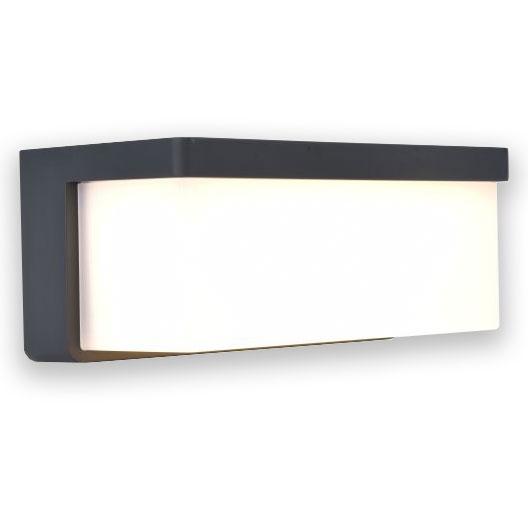 Lutec Solar Zelna udendørslampe til væg - Mørkegrå Lutec Solar Zelna udendørslampe til væg - Mørkegrå