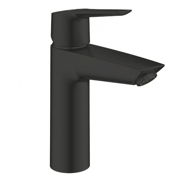 Grohe Start M håndvaskarmatur m/koldstart og push-open bundventil - Mat sort Grohe Start M håndvaskarmatur m/koldstart og push-open bundventil - Mat sort